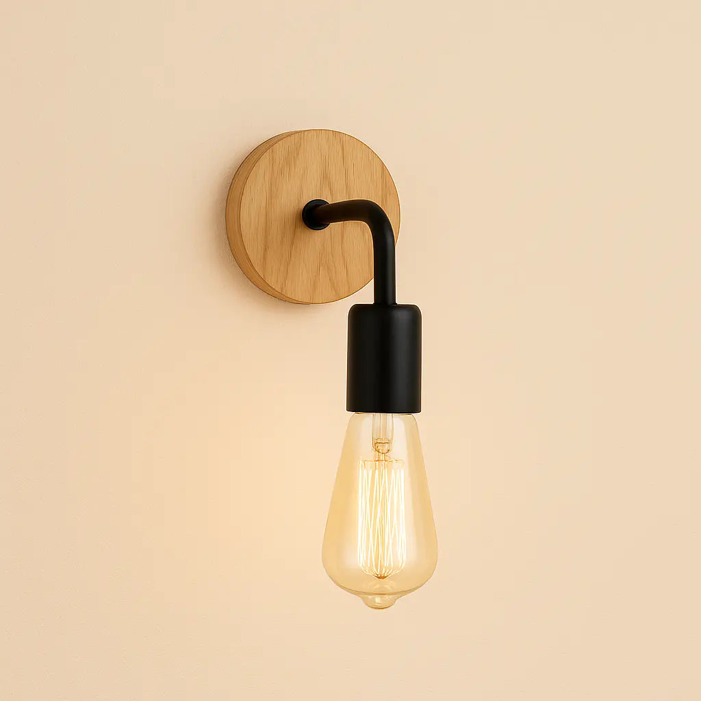 wandlamp slaapkamer, moderne wandlamp, wandlamp industrieel hout, industriele wandlamp, wandlamp zonder snoer, wandlamp badkamer, wandlamp industrieel, wandlamp zwart