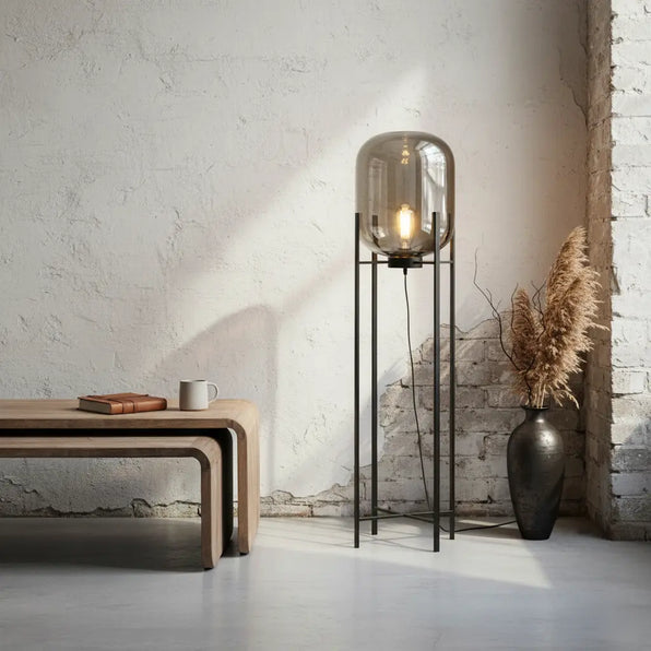 Industriële vloerlamp | Lustra
