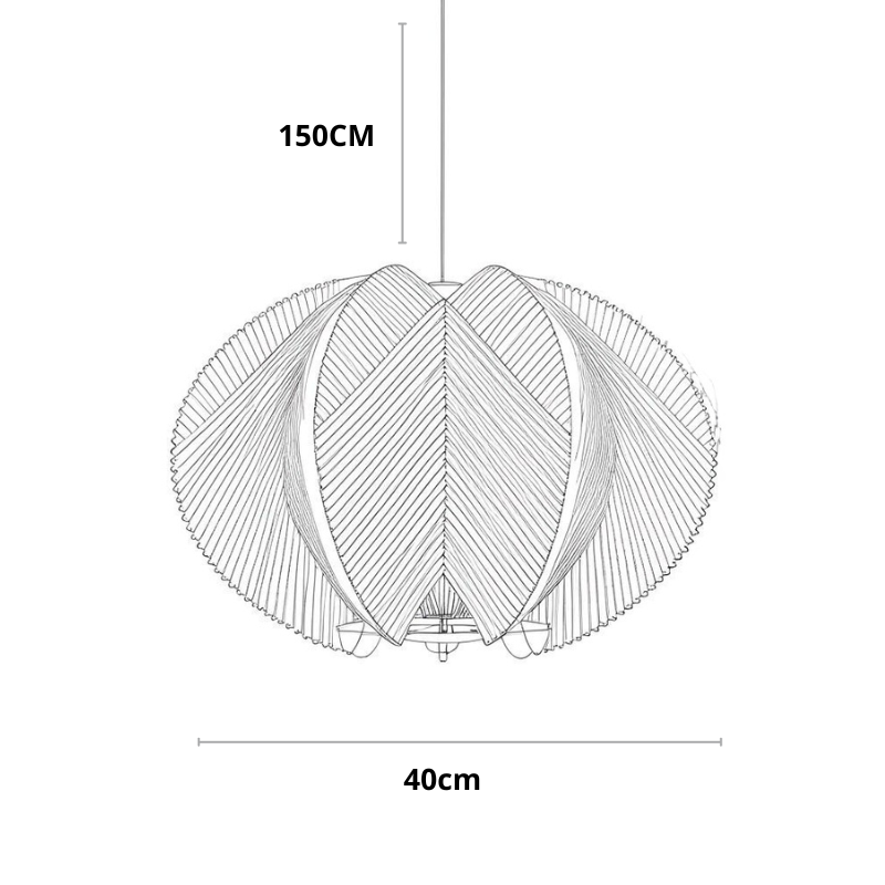 Handgemaakte hanglamp van hout | Lignum
