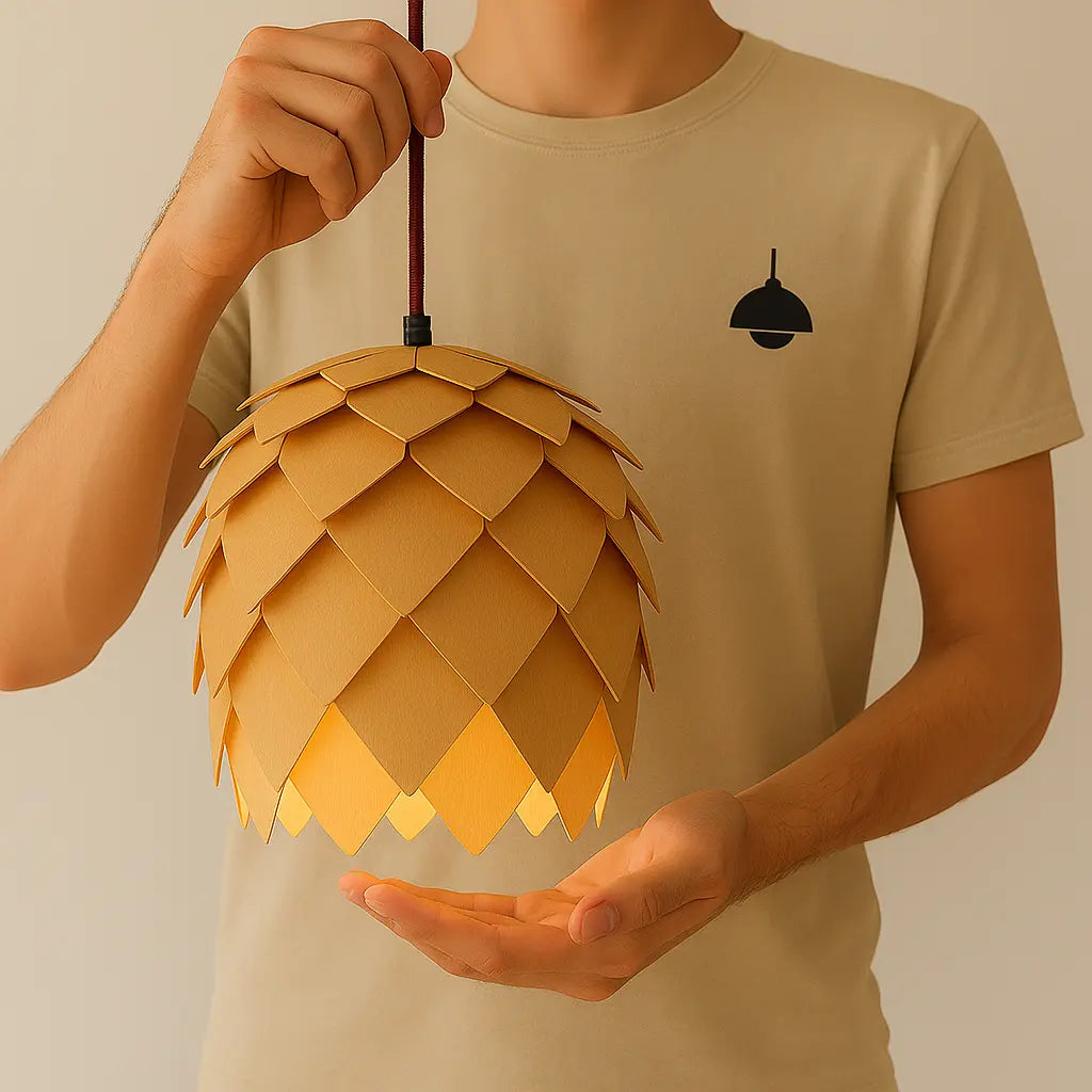 Hanglampen van hout eiken lamp | Lignum