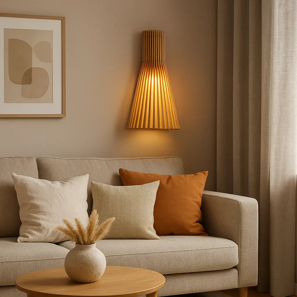 wandlamp hout, houten wandlamp, landelijke wandlamp