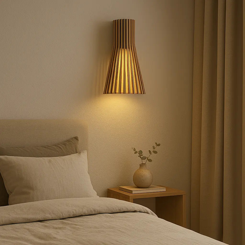 wandlamp hout, houten wandlamp, landelijke wandlamp