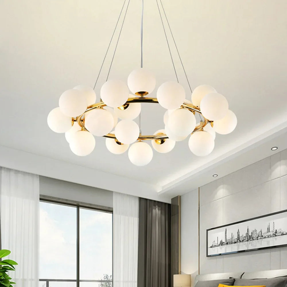 hanglamp woonkamer, hanglamp slaapkamer, hanglamp goud, grote hanglamp, hanglamp rond