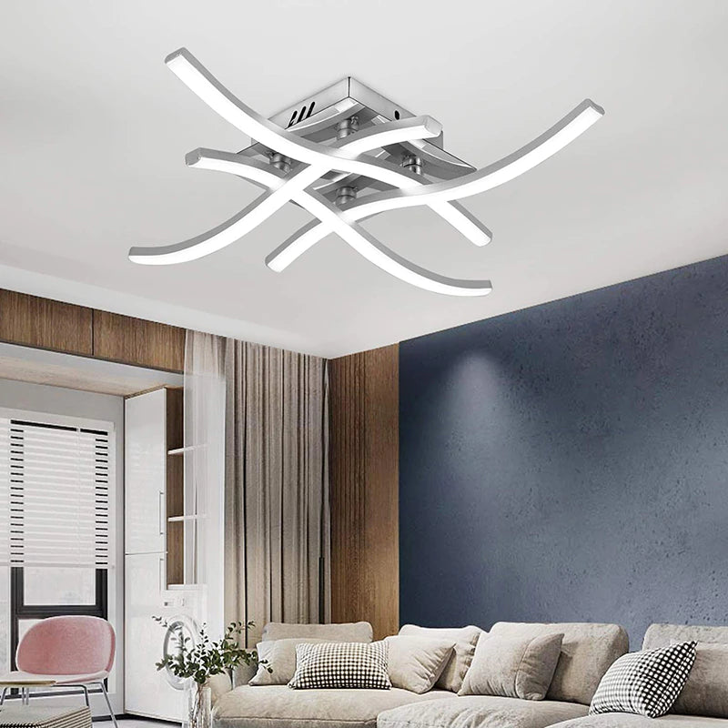 Wirwar toevoegen aan flexibel Moderne plafondlamp wit – De Lampfabriek