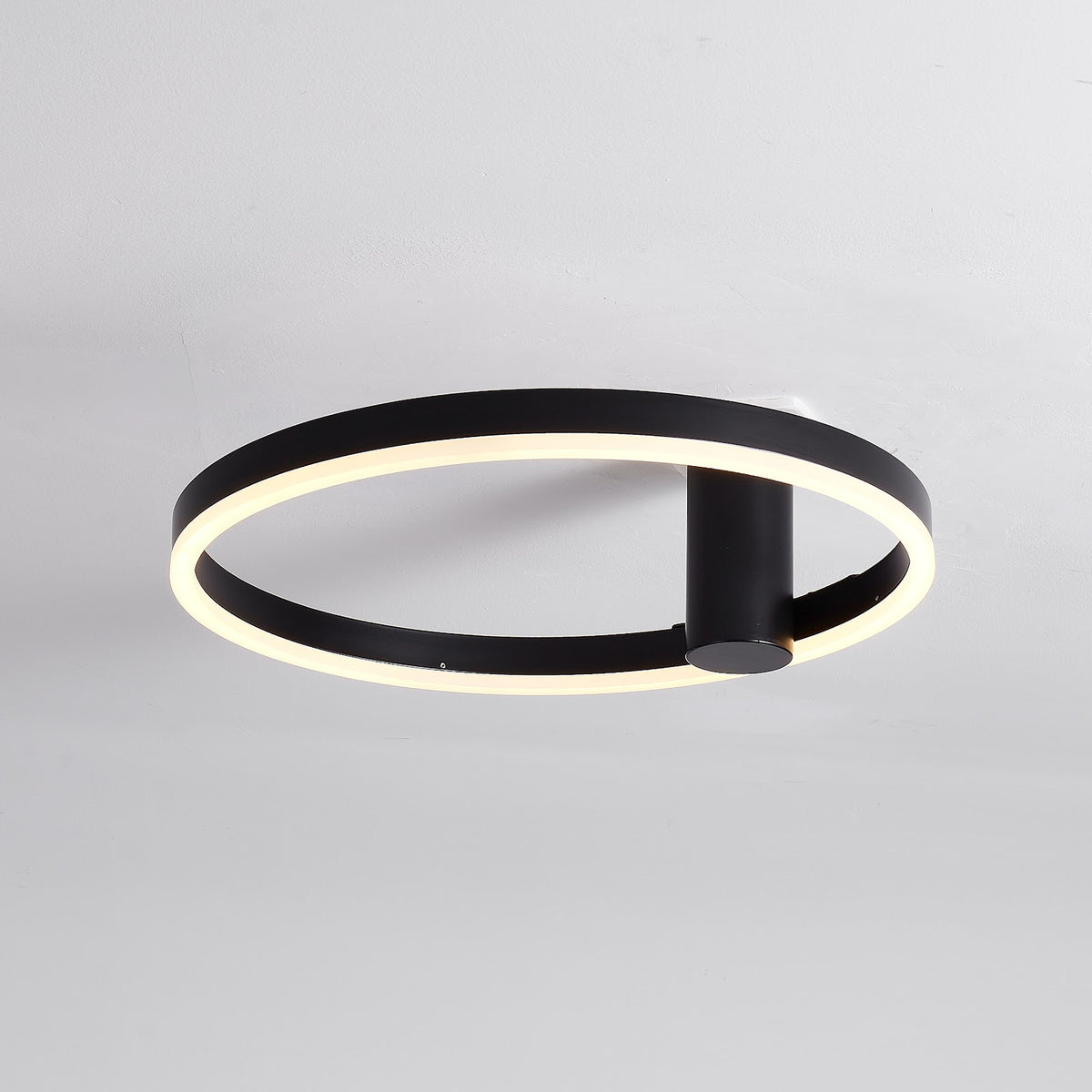Zwarte plafondlamp Ø40 cm Lysrum — 1200 lumen warm tot koel wit