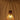 houten hanglamp avondsfeer met warm wit licht, sfeerverlichting eetkamer