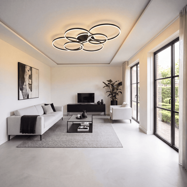 Moderne plafondlamp, 5-delig en 7-delig | Solara