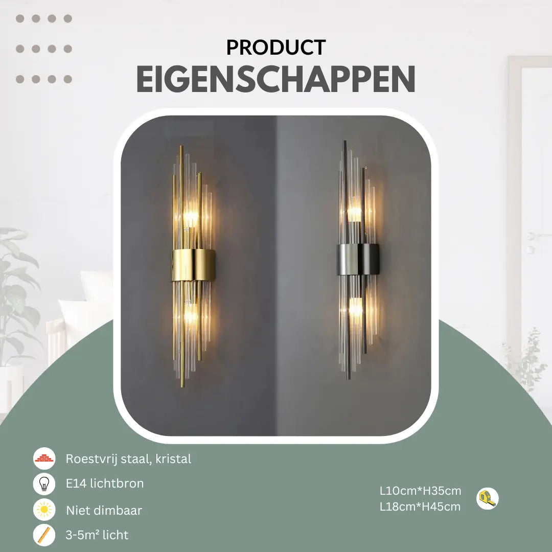 Wandlamp slaapkamer design | Aurum