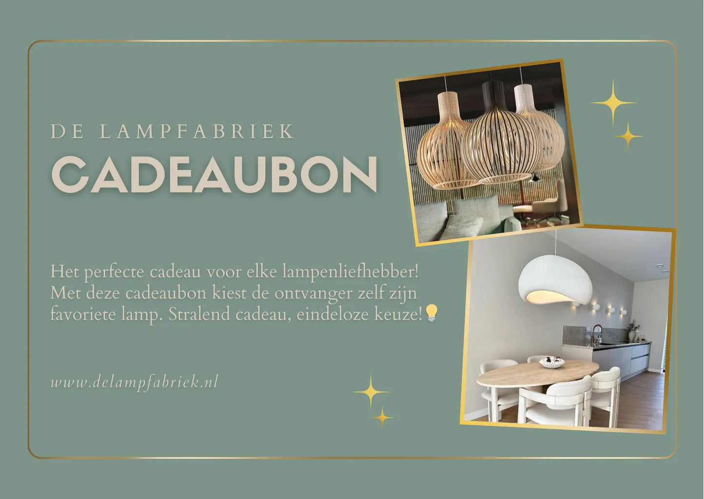 De Lampfabriek Cadeaubon