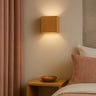 Houten wandlamp