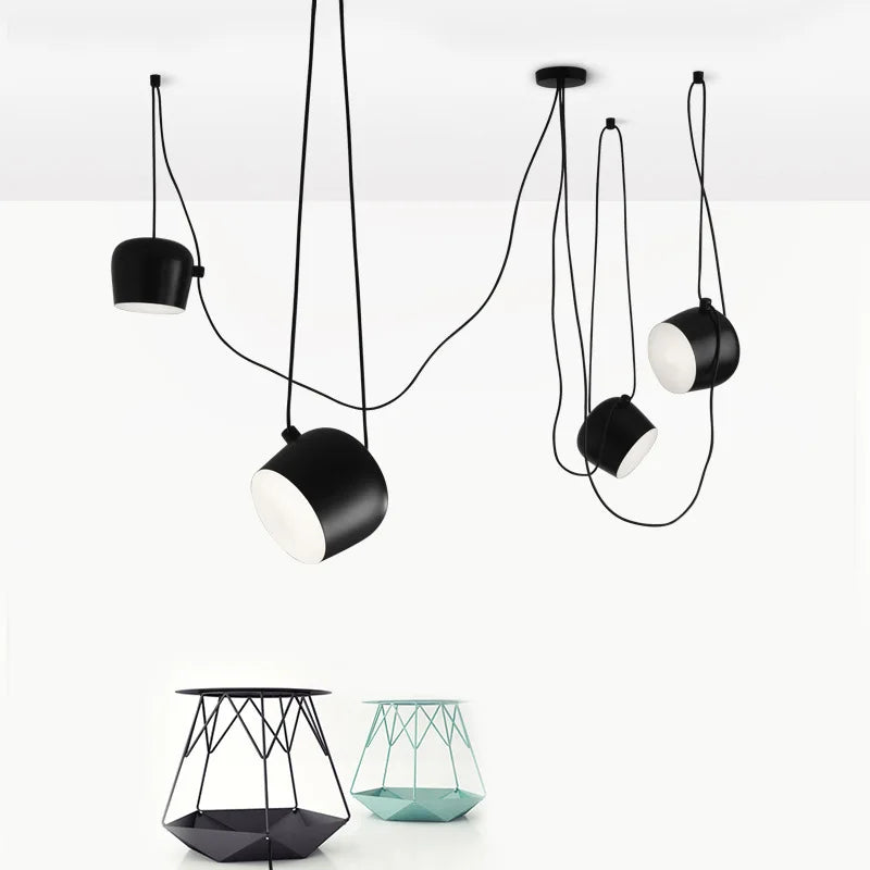 Design hanglamp, zwart of wit | Lysrum