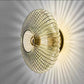 Ronde wandlamp van glas | Vitrum