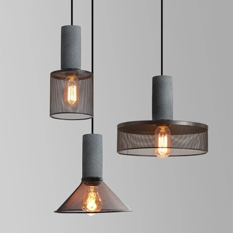 Hanglamp industrieel met betonlook | Spatium