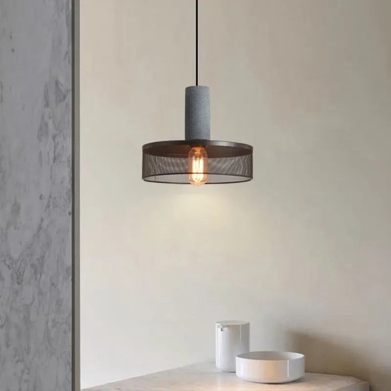 Hanglamp industrieel met betonlook | Spatium