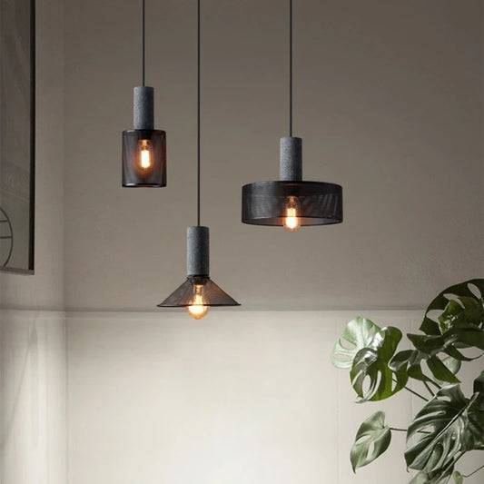 Hanglamp industrieel met betonlook | Spatium