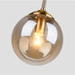 Hanglamp glas goud | Convexum