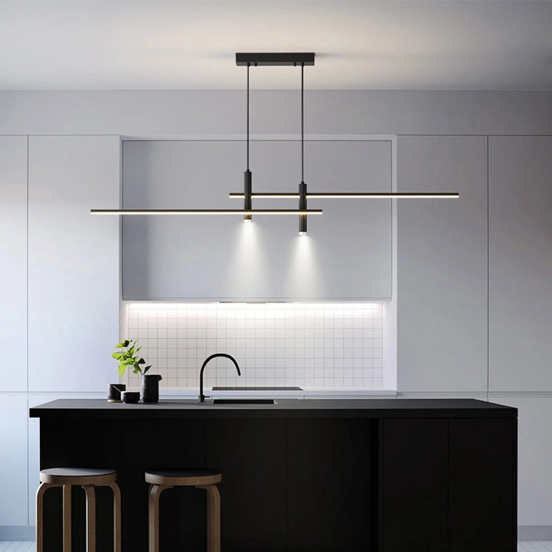 Hanglamp Eettafel, Hanglamp LED 3000K-6500K Dimbaar met Afstandsbediening, Lineair DIY Eetkamerlamp, Moderne Kroonluchter voor Keukeneiland (Goud, 120CM Hanglamp Eettafel, Hanglamp LED 3000K-6500K Dimbaar met Afstandsbediening, Lineair DIY Eetkamerlamp, Moderne Kroonluchter voor Keukeneiland (Goud, 120CM