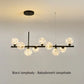 Hanglamp eettafel 9-delig in zwart of goud | Convexum