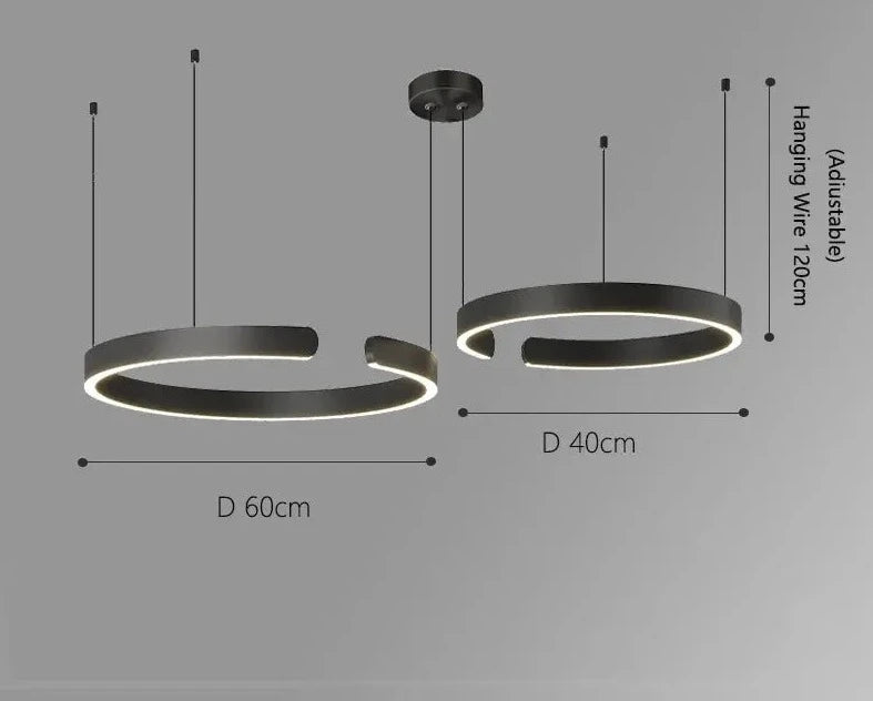 Hanglamp eettafel zwart | Lucerna