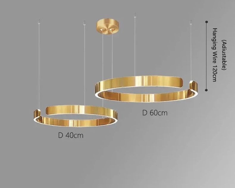 Hanglamp eettafel goud | Lucerna