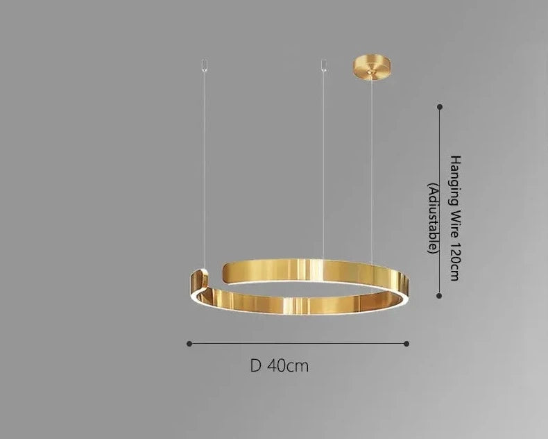 Hanglamp eettafel goud | Lucerna