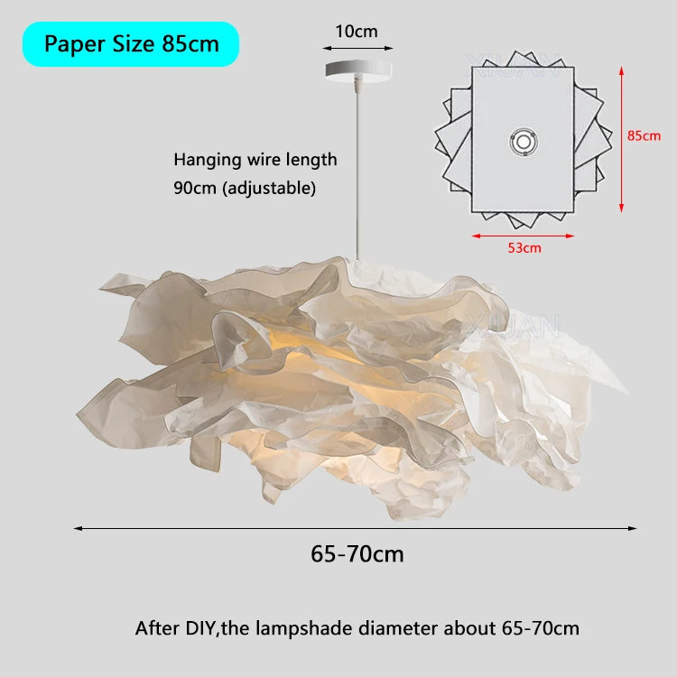 Hanglamp van papier | Luxara