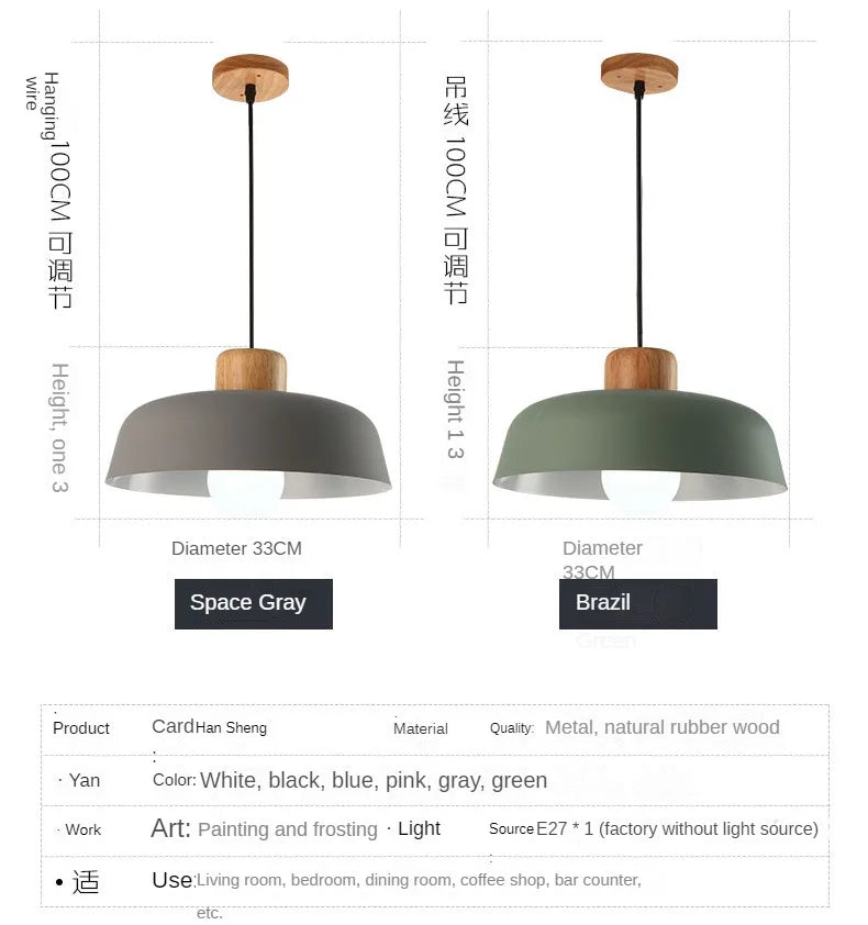 Scandinavische hanglamp in meerdere kleuren | Fårverig