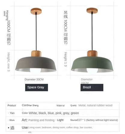 Scandinavische hanglamp in meerdere kleuren | Fårverig