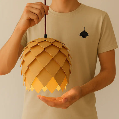 Hanglampen van hout eiken lamp | Lignum