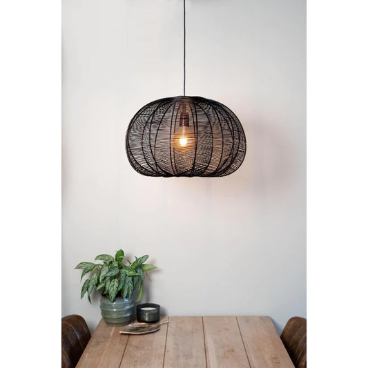 Industriële hanglamp roestbruin met gouden binnenkant - Engine Industriële hanglamp roestbruin met gouden binnenkant - Engine
