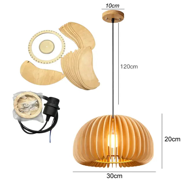 houten hanglamp, moderne hanglamp, hanglamp eettafel, hanglamp boven kookeiland, hanglamp boven eettafel