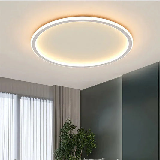 Design plafondlamp rond wit | Lysrum