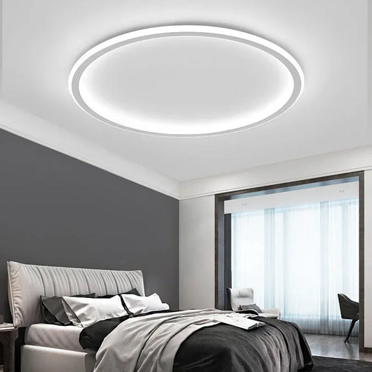 Design plafondlamp rond wit | Lysrum