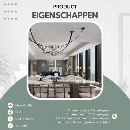 Hanglamp van leer design | Luxara