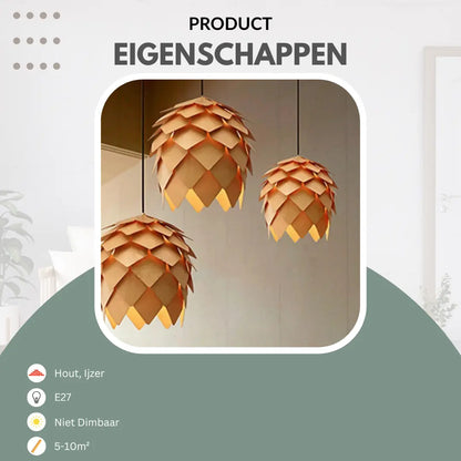hanglamp hout, houten hanglamp, hanglamp eiken, hanglamp design, hanglamp industrieel
