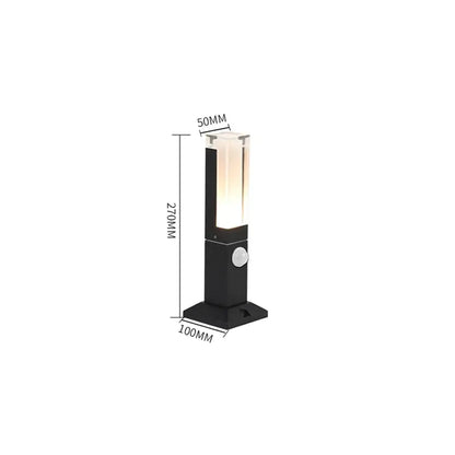 Staande buitenlamp, tuinverlichting led, tuinverlichting paal, buitenlamp met sensor, staande buitenlamp met sensor