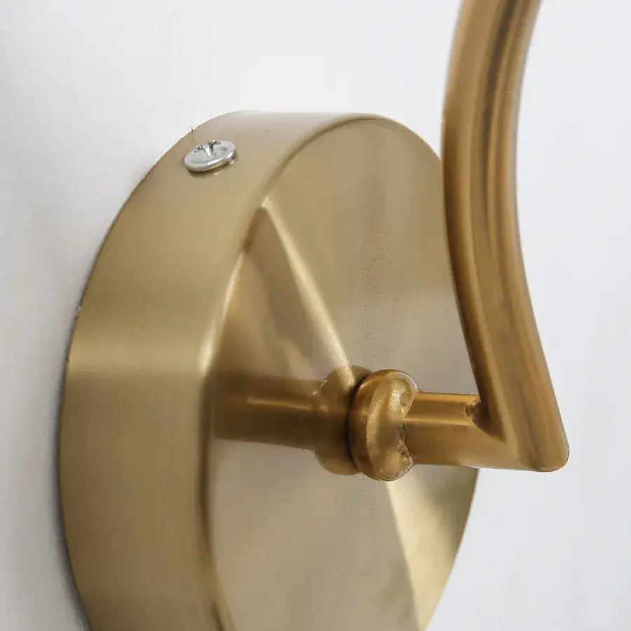 CRFASIBE Moderne glazen wandlamp, bol glazen lampenkap, E27 binnen CRFASIBE Moderne glazen wandlamp, bol glazen lampenkap, E27 binnen