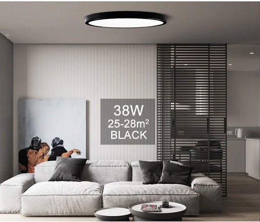 LED Plafonnier Carré 48W, Lampe de Plafond Moderne Ultra-mince Panel LED Plafonnier Carré 48W, Lampe de Plafond Moderne Ultra-mince Panel