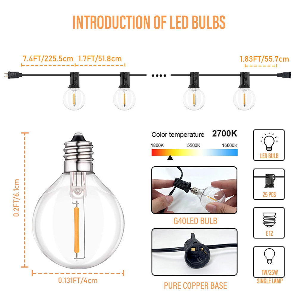 led lichtsnoer, led lichtslang, buitenlamp met stekker, tuinverlichting led