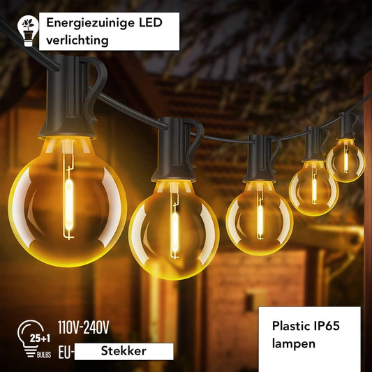 led lichtsnoer, led lichtslang, buitenlamp met stekker, tuinverlichting led