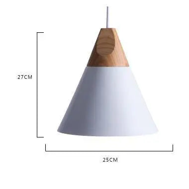 Scandinavische hanglamp wit