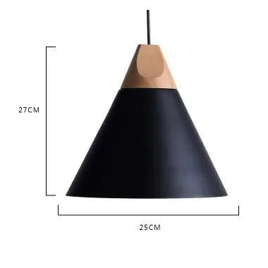 Scandinavische hanglamp zwart